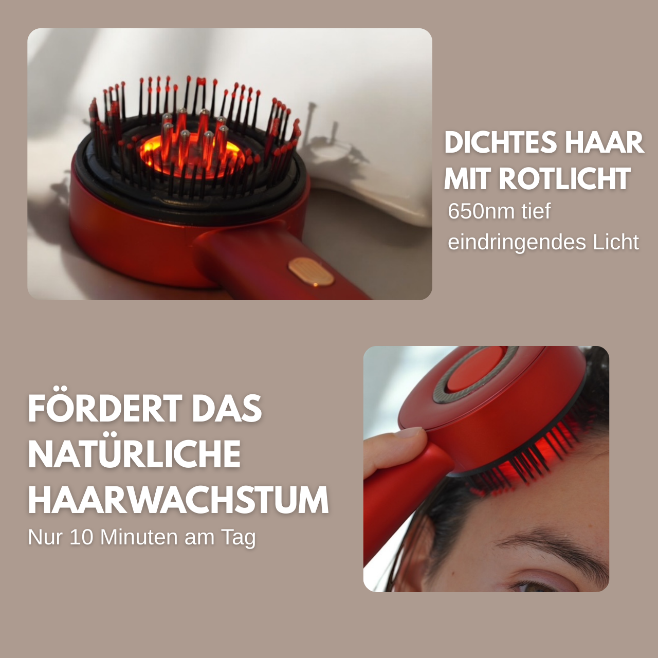Rotlichtbürste